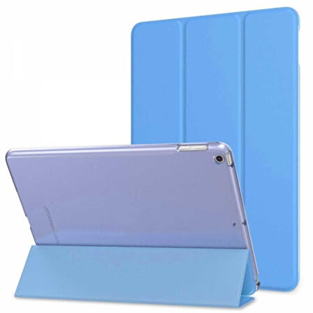 Apple iPad Mini 2 / Mini 3 Smart Cover  Stand Arkası Şeffaf Tablet Kılıfı