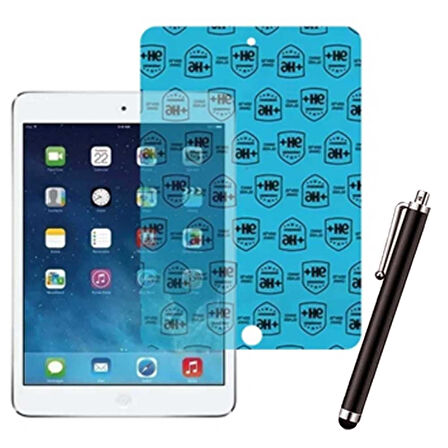 Apple iPad Mini 2 / Mini 3 Uyumlu Smart Cover Tablet Kılıfı Ekran Koruyucu Kalem Set