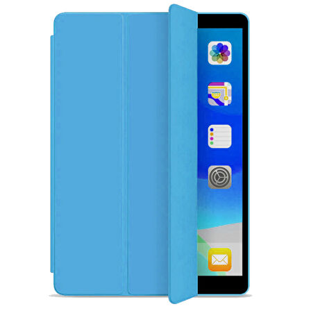Apple iPad Mini 2 / Mini 3 Uyumlu Smart Cover Tablet Kılıfı Ekran Koruyucu Kalem Set