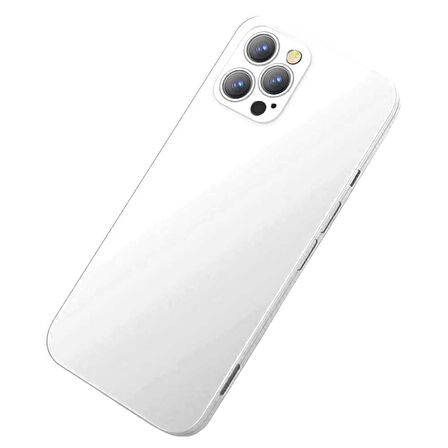 Apple iPhone 13 Pro Uyumlu 360 Derece Tam Kaplayan Cam Kapak Kılıf