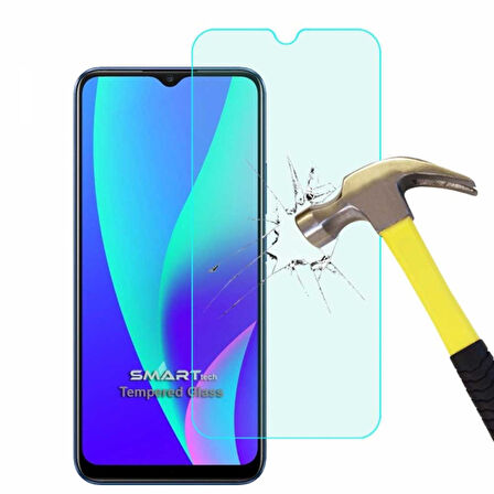 Realme C15 Uyumlu Temperli Kırılmaz Cam Ekran Koruyucu 3 Lü Set
