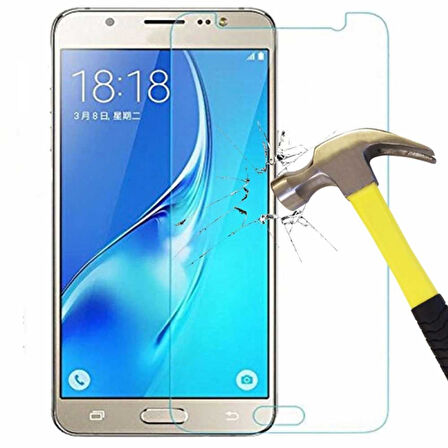 Samsung Galaxy J5 Uyumlu Temperli Kırılmaz Cam Ekran Koruyucu 3 Lü Set