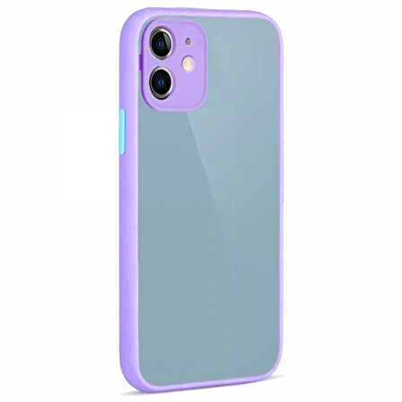 Apple iPhone 12 Uyumlu Montreal Kılıf Ve Tam Kaplayan Cam Set