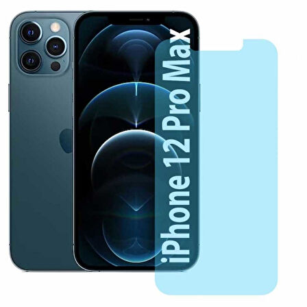 Apple iPhone 12 Pro Max Uyumlu Montreal Kılıf Ve Nano Cam Ekran Koruyucu Set