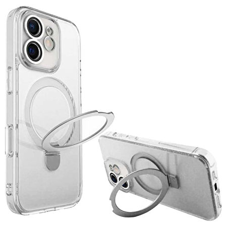 Apple iPhone 11 Uyumlu Magsafe Standlı Milano Kılıf