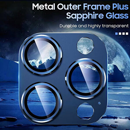 Apple iPhone 11 Pro / iPhone 11 Pro Max Uyumlu Camera Lens Koruyucu