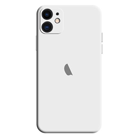 Apple iPhone 12 Uyumlu Kamera Korumalı Silikon İçi Kadife Lansman Kılıf