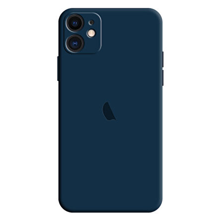 Apple iPhone 12 Uyumlu Kamera Korumalı Silikon İçi Kadife Lansman Kılıf