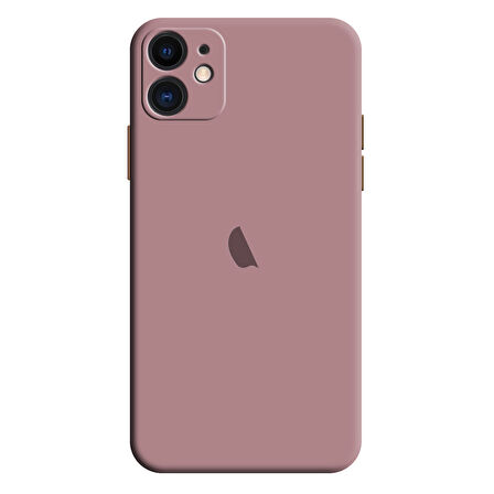 Apple iPhone 12 Uyumlu Kamera Korumalı Silikon İçi Kadife Lansman Kılıf