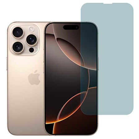 Apple iPhone 16 Pro Uyumlu Nano Cam Ekran Koruyucu