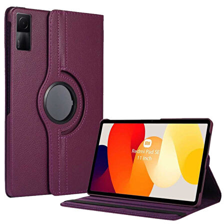 Xiaomi Redmi Pad SE Uyumlu 11 inç Döner Standlı Tablet Kılıfı