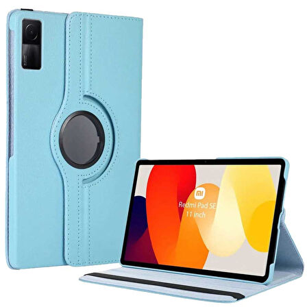 Xiaomi Redmi Pad SE 11 Uyumlu Tablet Kılıfı Cam Ekran Koruyucu Kalem Set
