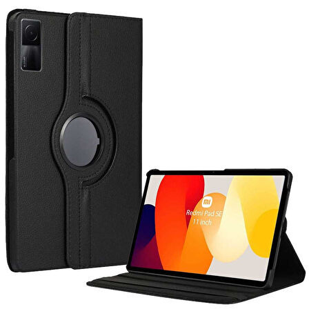 Xiaomi Redmi Pad SE 11 Uyumlu Tablet Kılıfı Cam Ekran Koruyucu Kalem Set