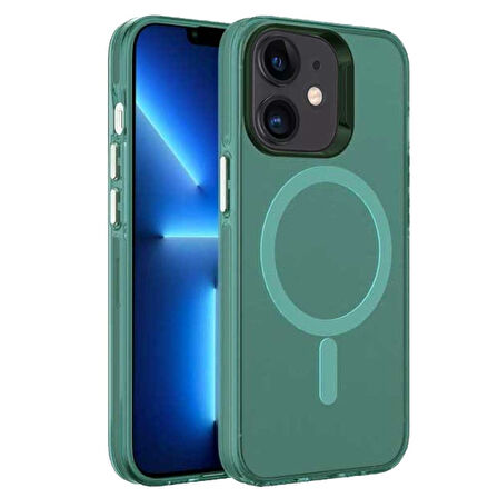 Apple iPhone 11 Uyumlu Magsafe Buzlu Dora Kılıf