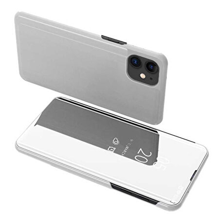 Apple iPhone 12 / iPhone 12 Pro Uyumlu Aynalı Kapaklı Lüx Kılıf