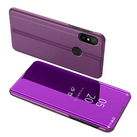 Xiaomi Redmi 7 Uyumlu Aynalı Kapaklı Lüx Kılıf