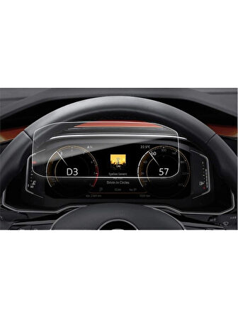 Volkswagen T Roc Dijital Gösterge Panel 9h Ekran Koruyucu