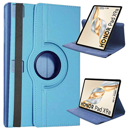 Honor Pad X9a Uyumlu Döner Standlı Tablet Kılıfı