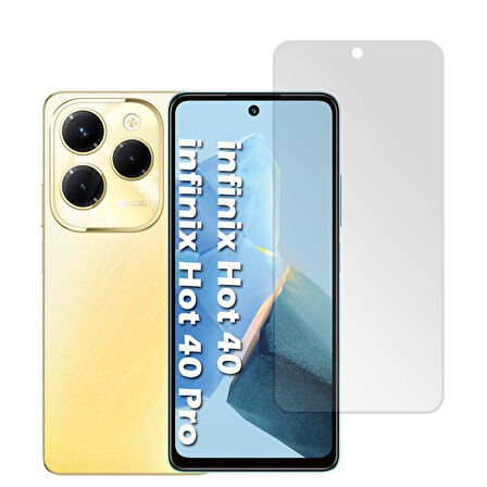 infinix Hot 40 / Hot 40 Pro Uyumlu Nano Cam Ekran Koruyucu