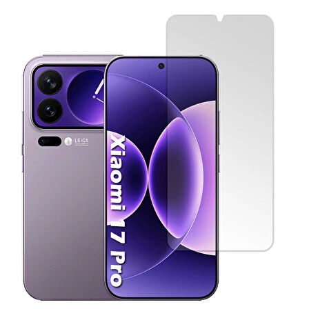 Xiaomi 17 Pro Uyumlu Nano Cam Ekran Koruyucu