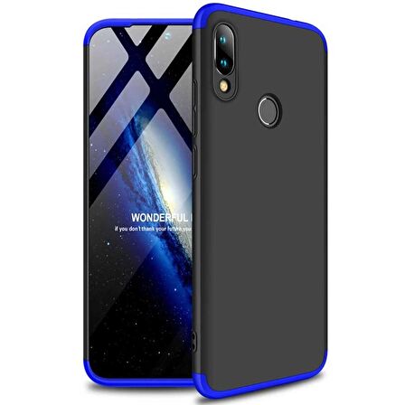 Xiaomi Redmi Note 7 GKK Kılıf 360 Derece Tam Koruma