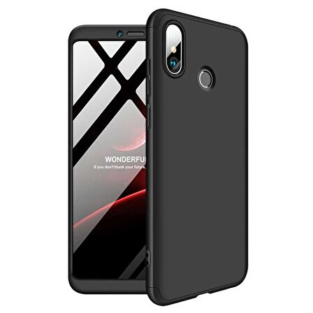 Xiaomi Mi Max 3 GKK Kılıf 360 Derece Tam Koruma