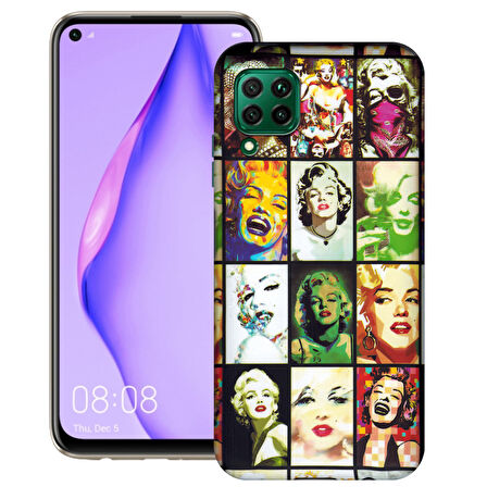 Huawei P40 Lite Gloom Silikon Telefon Kılıf GLM-099