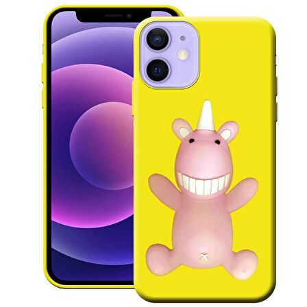 Apple Iphone 12 Mini Cartoon Silikon Telefon Kılıfı