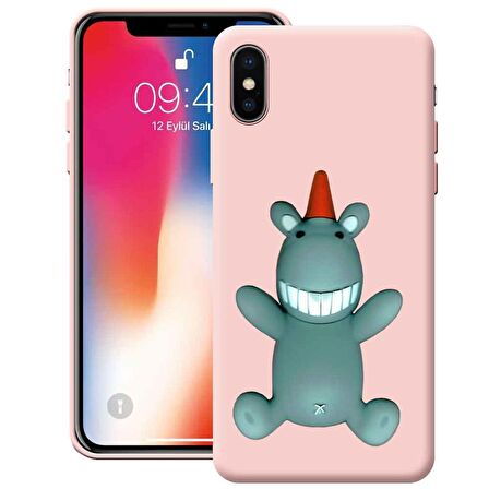 Apple Iphone X / XS Cartoon Silikon Telefon Kılıfı
