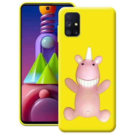 Samsung Galaxy M51 Cartoon Silikon Telefon Kılıfı