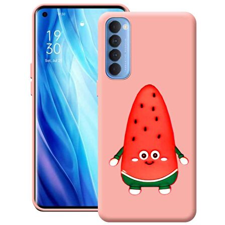 Oppo Reno 4 Pro Cartoon Silikon Telefon Kılıfı