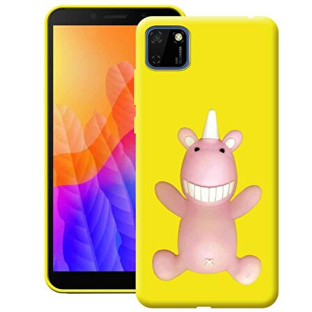 Huawei Y5P Cartoon Silikon Telefon Kılıfı