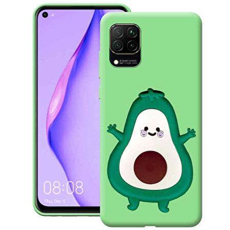 Huawei P40 Lite Cartoon Silikon Telefon Kılıfı