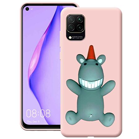 Huawei P40 Lite Cartoon Silikon Telefon Kılıfı