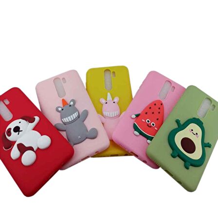 Huawei P Smart Pro 2019 Cartoon Silikon Telefon Kılıfı