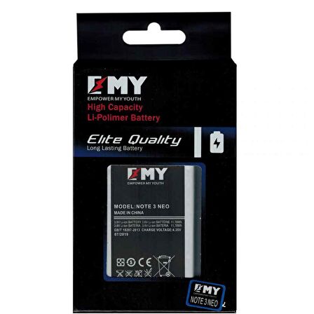 Samsung Galaxy Note 3 Neo Uyumlu EMY Batarya
