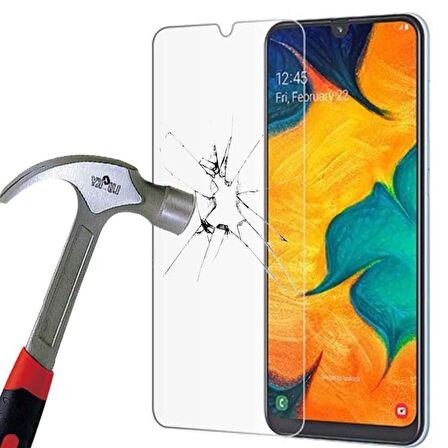 Samsung Galaxy A30 Temperli Kırılmaz Cam Ekran Koruyucu