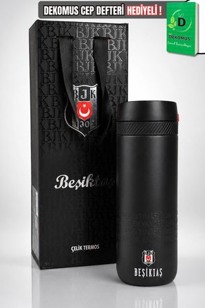 x Dekomus Lisanslı Beşiktaş Özel Çanta Kutulu 550 Ml Çelik Termos