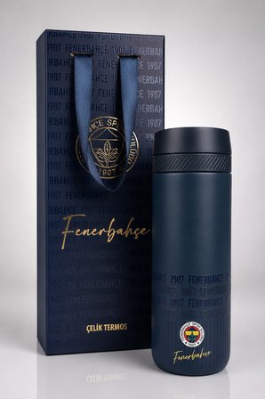 x Dekomus Lisanslı Fenerbahçe Özel Çanta Kutulu 550 Ml Çelik Termos