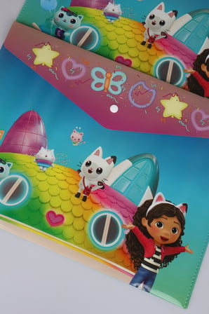 x Dekomus Lisanslı Gabby’s Dollhouse 2 Adet ÇıtÇıt Dosya