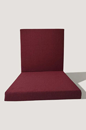 Bebek Yatağı-Katlanır Bebek Yatağı-Beşik Yatağı 60x120 7 cm Kalınlık - Bordo