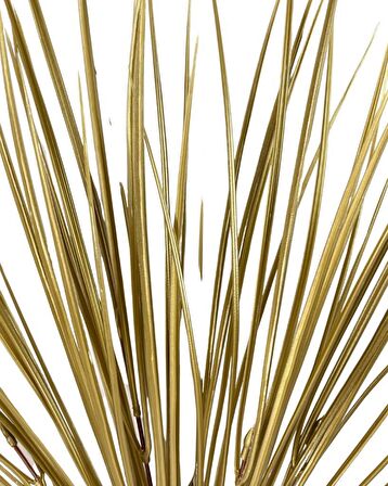 Yapay Çiçek Gold Altın Dore Grass Saz 50cm Bitki Yapay Çiçek Dekor Çiçeği Uzun Ot