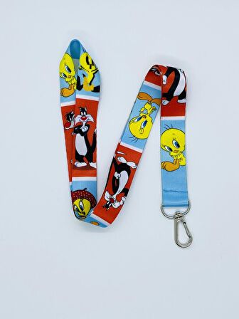 Tweety&Sylvester Temalı Boyun İpi 