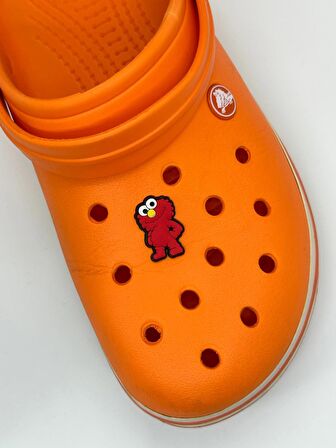 Susam Sokağı Elmo 2 Temalı Temalı Jibbitz Crocs Terlik Süsü 