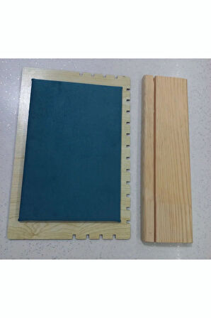 Ahşap Takı Teşhir Standı Çoklu Kolye Vitrin Sergileme Standı Büyük Boy