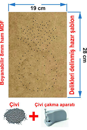 İp Sanatı Dikkat Geliştirici el becerisi Çocuk Montessori Eğitimi Filografi Hazır Set Ananas