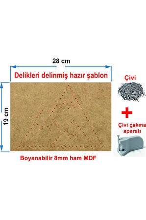 İp Sanatı Dikkat Geliştirici el becerisi Çocuk Montessori Eğitimi Filografi Hazır Set Dağlar