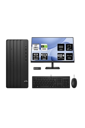 Pro Tower 290 G9 i5 13500 16GB 4TB SSD RTX5050/8GB FDOS Masaüstü Bilgisayar + 27" Monitör