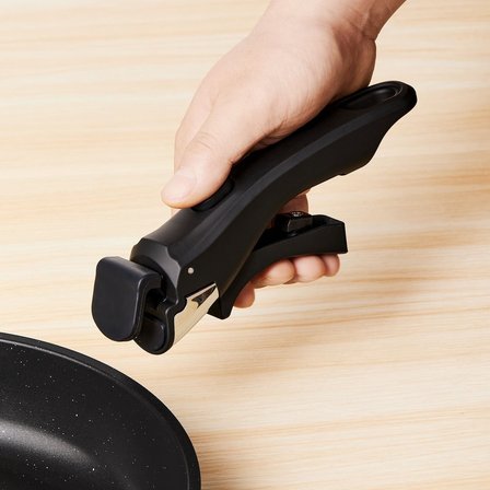 Shufa 5 Parça Easy Clip Çıkarılabilir Saplı Taşınabilir Tava ve Tencere Seti