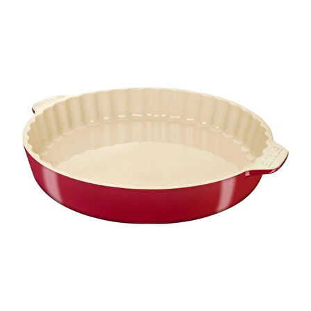 Staub Ceramique Turta Kabı Seramik 30 Cm Kiraz